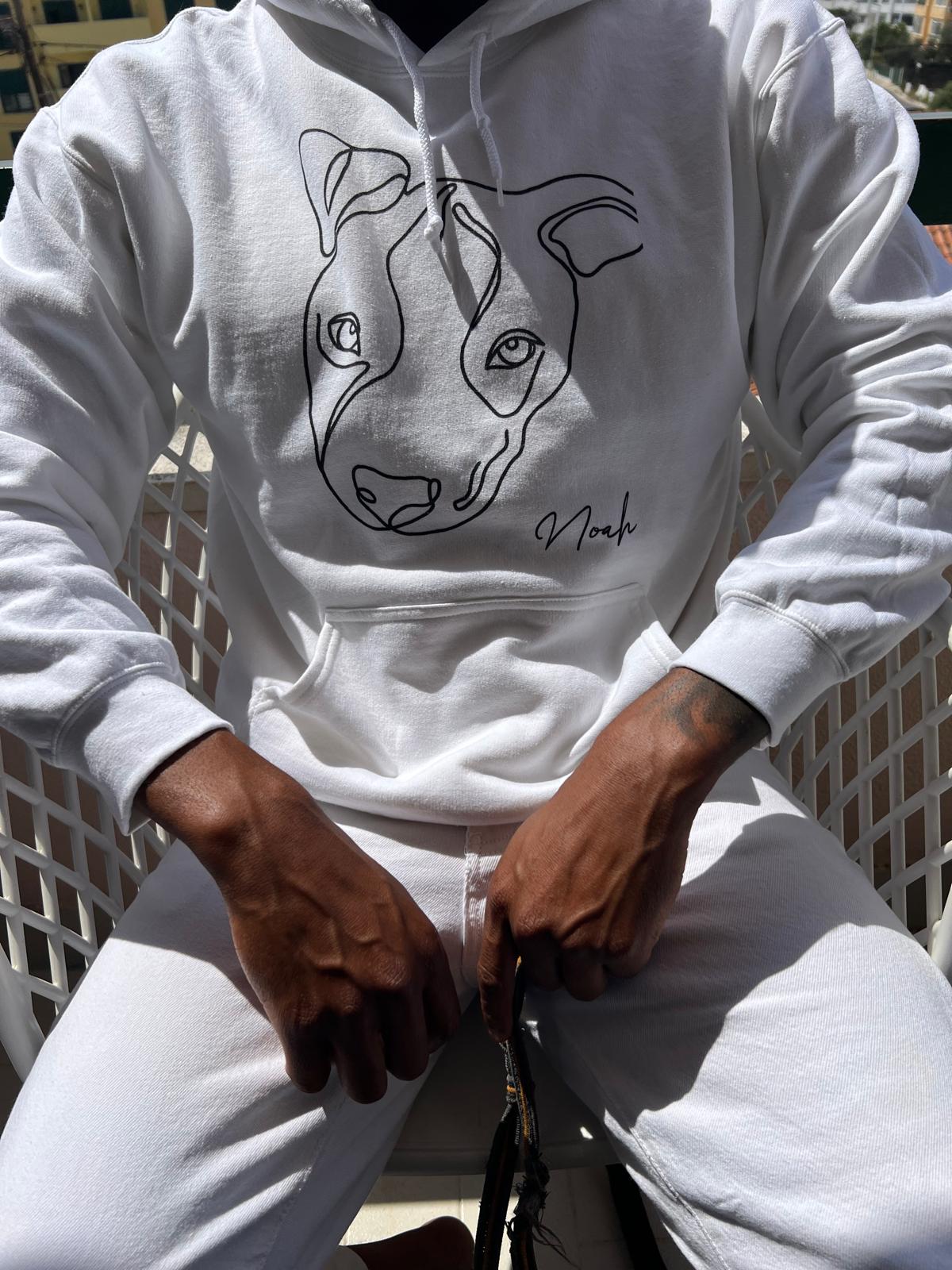 Custom One Line Hoodie - Premium