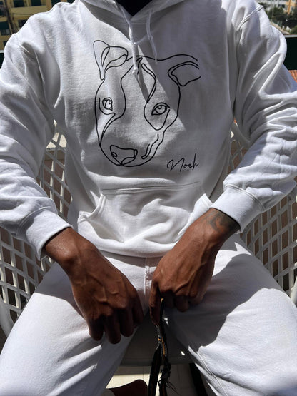 Custom One Line Hoodie - Premium